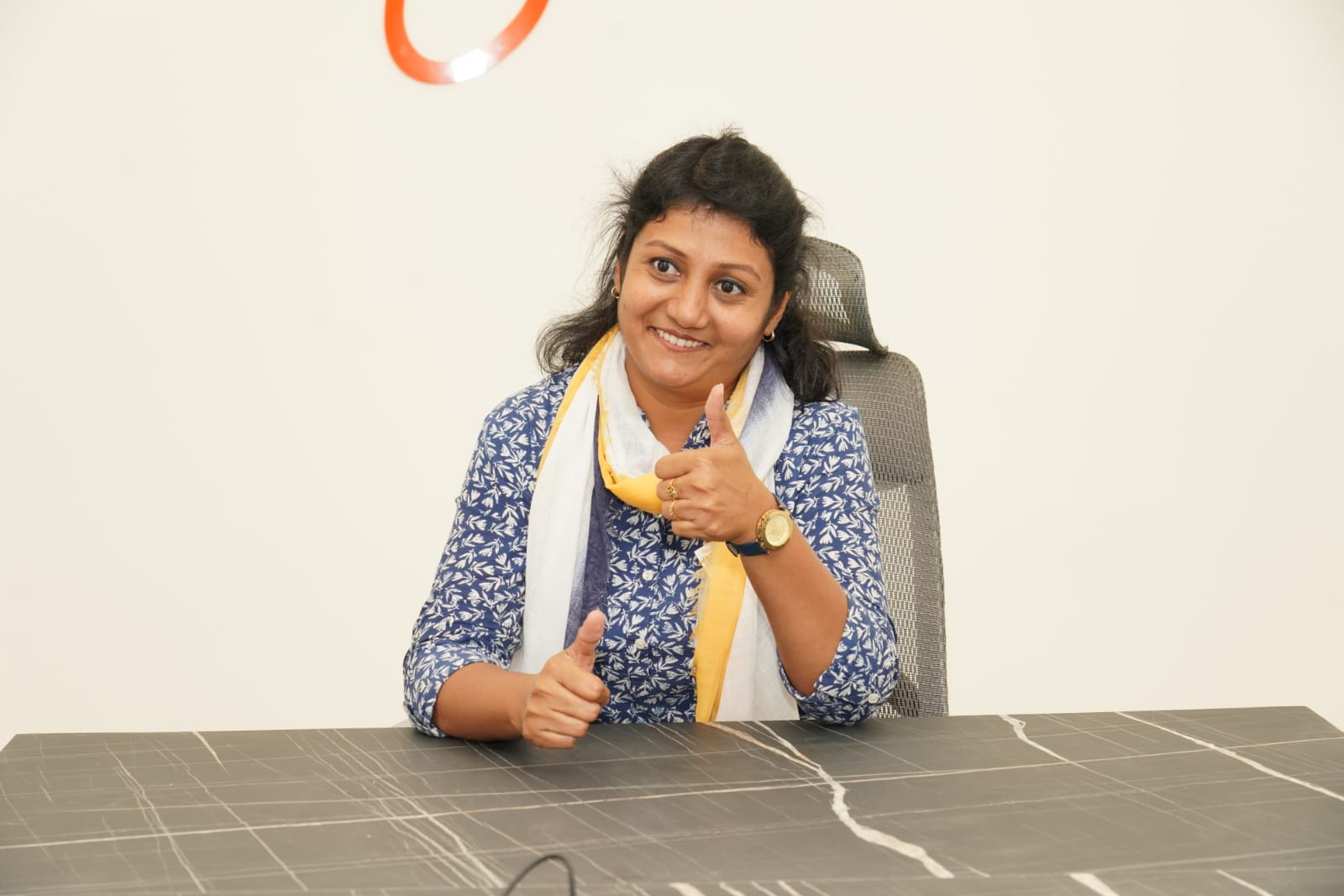 Srimathi Krishnan - Professional portrait of leadership coach and wellness mentor